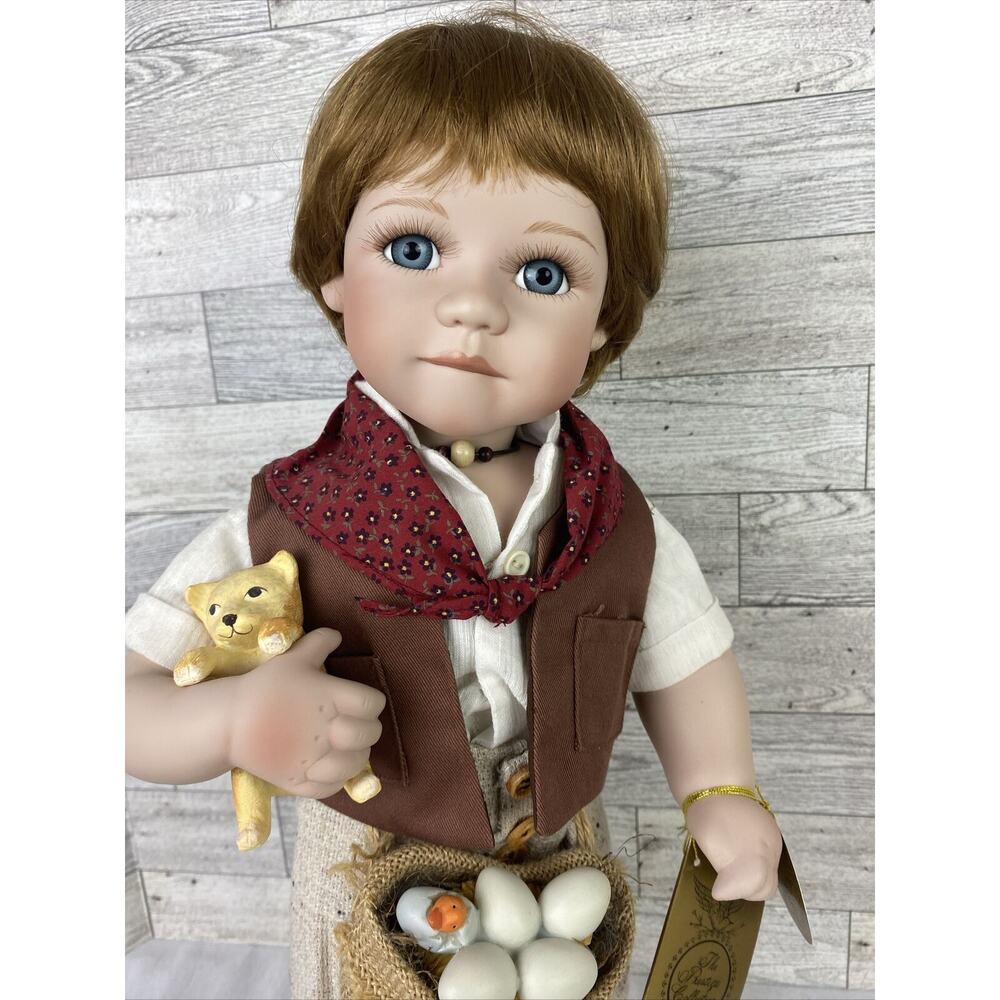 The Prestige Collection JIMMY Doll #0363/3500 Porcelain Original Box COA &Stand - Picture 11 of 15